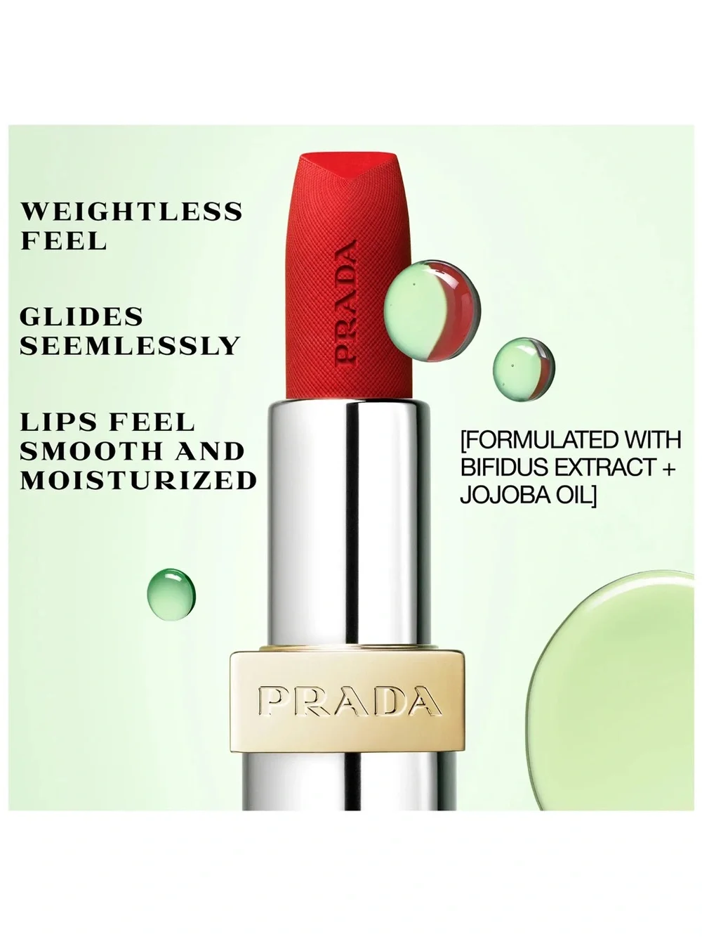 Prada Monochrome Hyper Matte Refillable Lipstick B05 Fauve Full Size Brand New